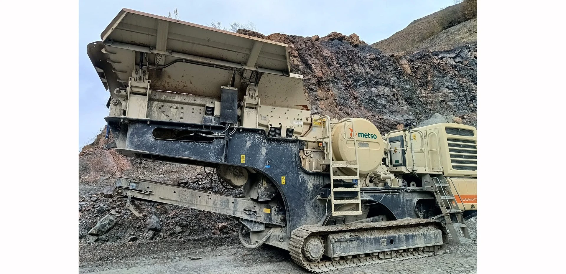 Gebrauchte Backenbrechanlage Metso Lokotrack LT 106