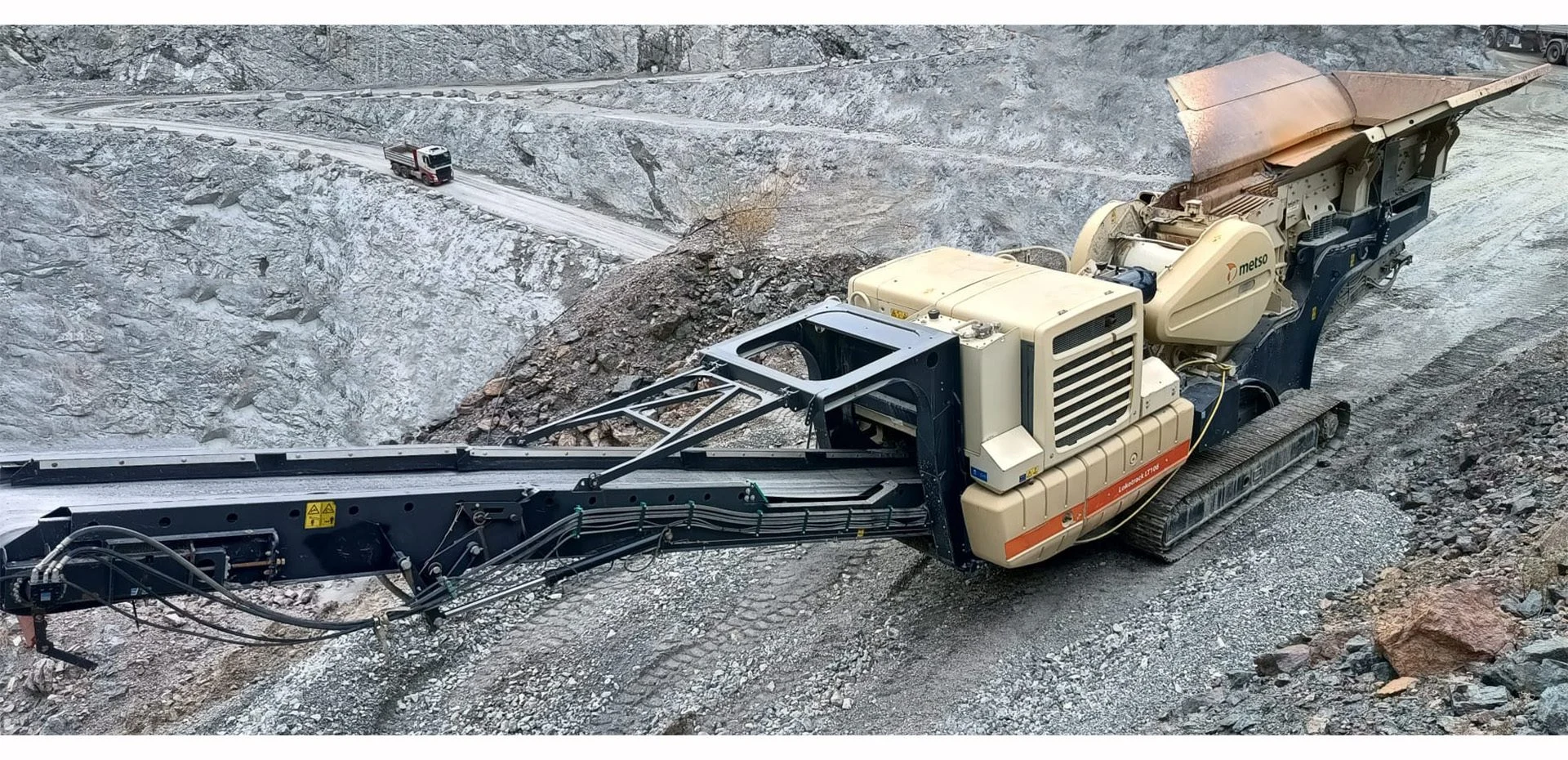 Gebrauchte Backenbrechanlage Metso Lokotrack LT 106