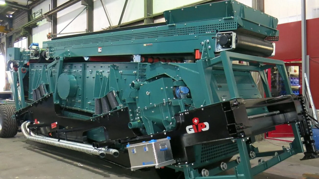 Gebrauchte Siebmaschine GIPO- Windsichtereinheit GWE 1545