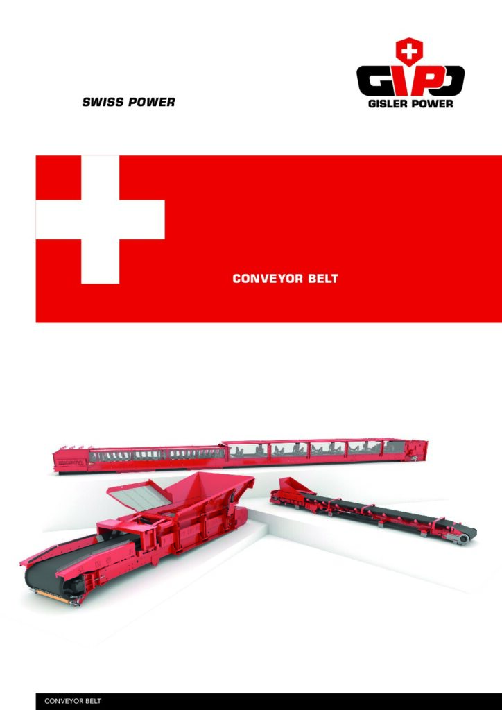Conveyor belt – brochure EN