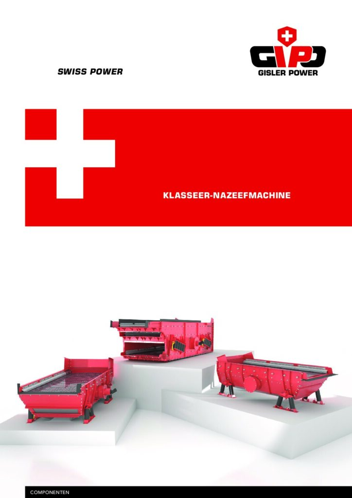Classificatie-zeefmachine – brochure NL