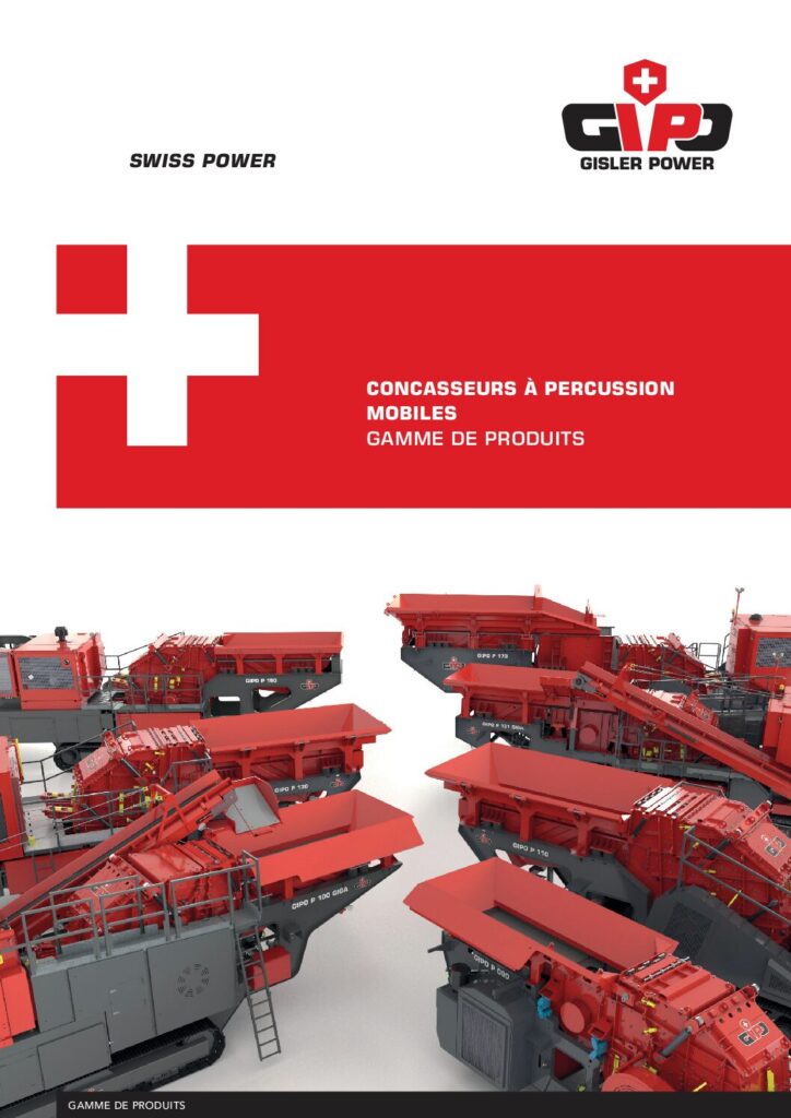 Concasseurs à percussion mobiles – gamme de produits FR